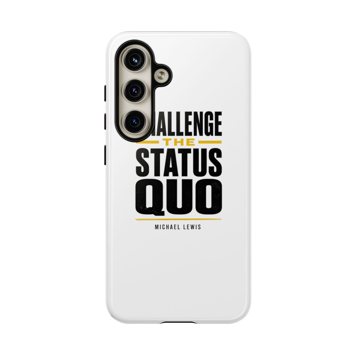 Against the Rules "Challenge the Status Quo" Phone Case - alternate angle 1, merchandise