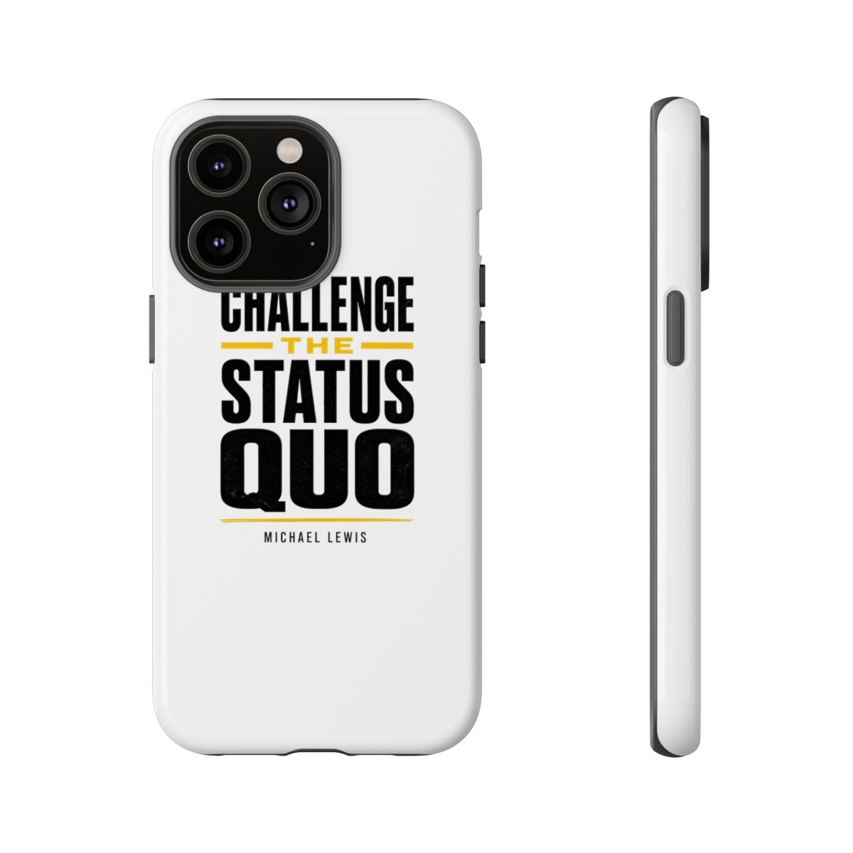 Against the Rules "Challenge the Status Quo" Phone Case - alternate angle 5, merchandise